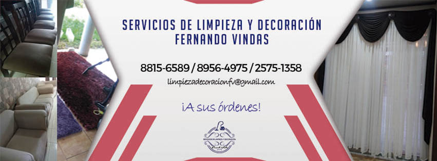 Servicio de limpieza y decoración Fernando Vindas