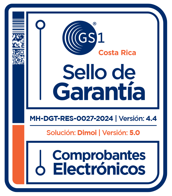 Sello de Garantía Factura Electrónica. GS1 Costa Rica.